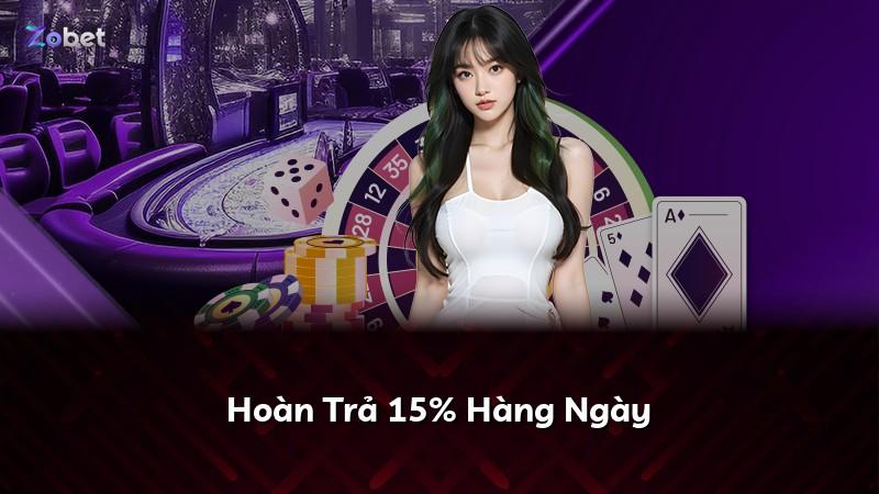 Hoàn Trả 15% Hàng Ngày